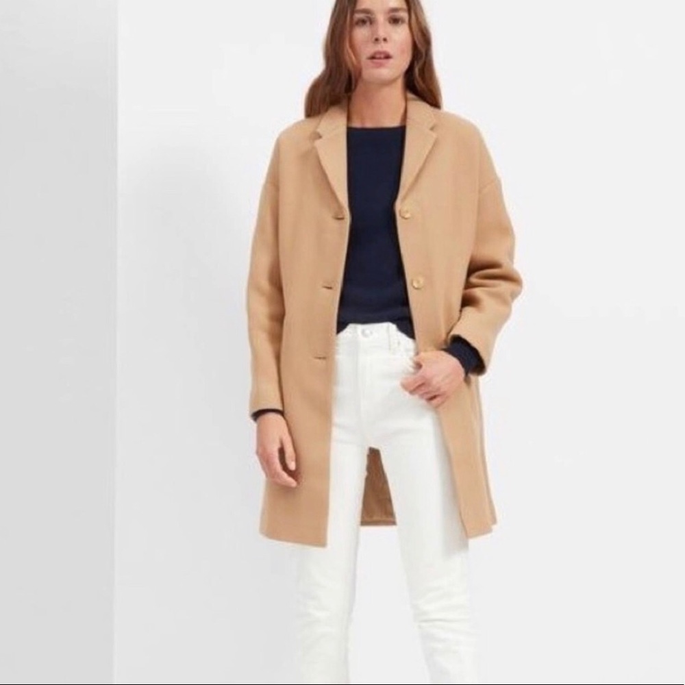 Everlane Cocoon Coat Wool Blend Size 8 NWOT